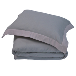 Постельное белье 2 спальное евро макси Casual Avenue Hampton дым-розовое