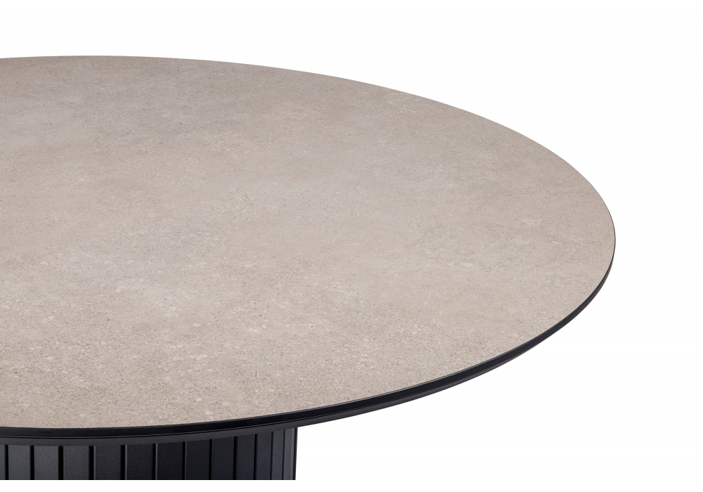 Керамический стол Woodville Гравент 110 avenue grey sahara, черный