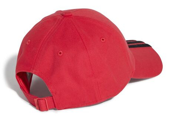 Теннисная кепка Adidas 3-Stripes New Logo Baseball - красный
