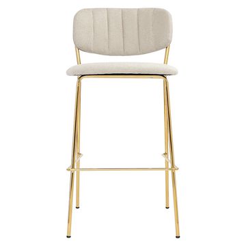 Стул барный eirill, шенилл, серый