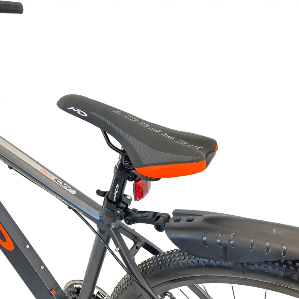 Велосипед Mingdi 29" 27скор (алюминиевая рама, гидравлический тормоз, L-Twoo, MD) Серо-оранжевый (MD