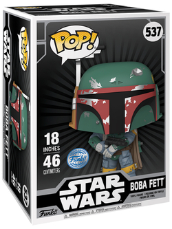 Фигурка Funko POP! Star Wars Boba Fett (Exc) 18" (537) 65045