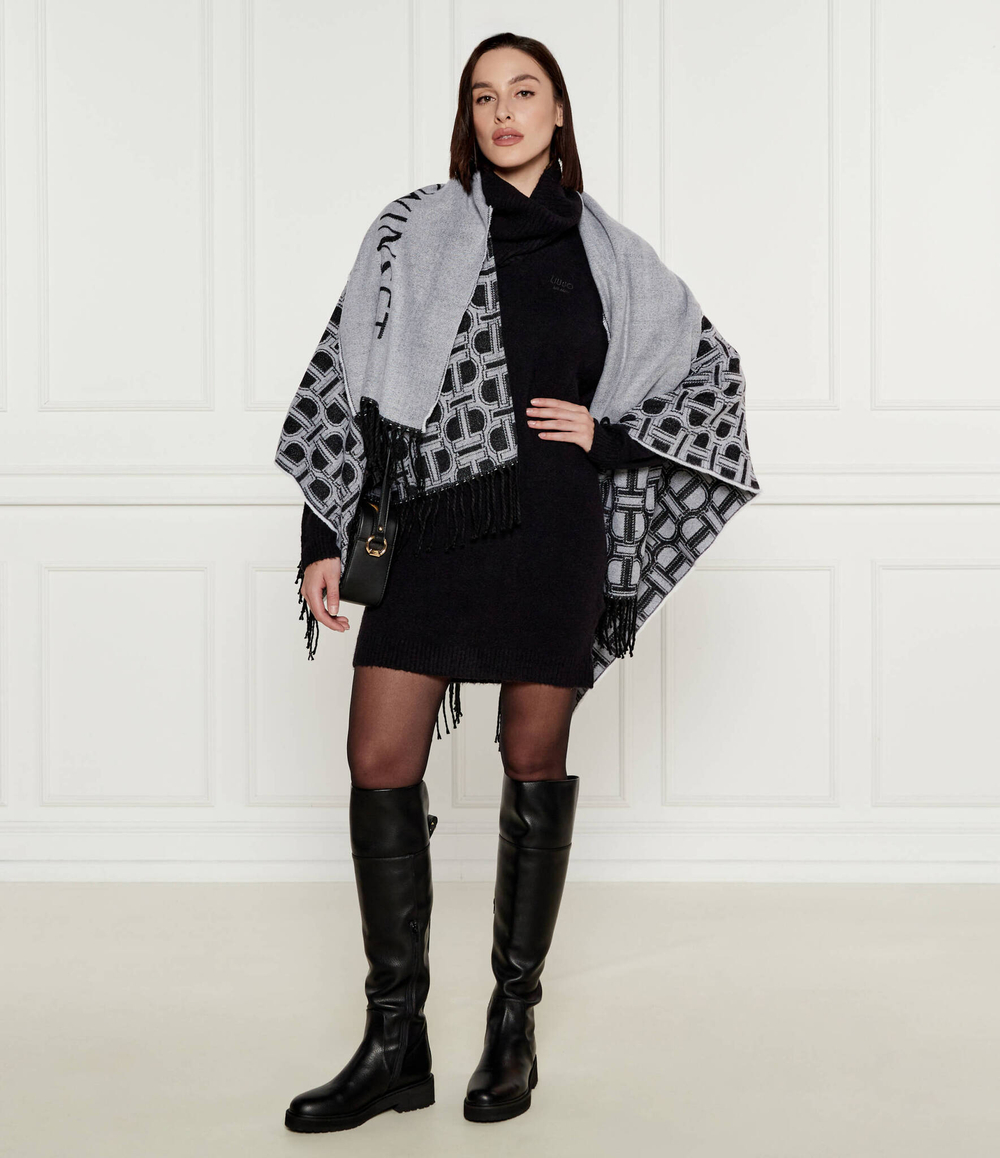 Пончо TWINSET - серый(242TO5690)