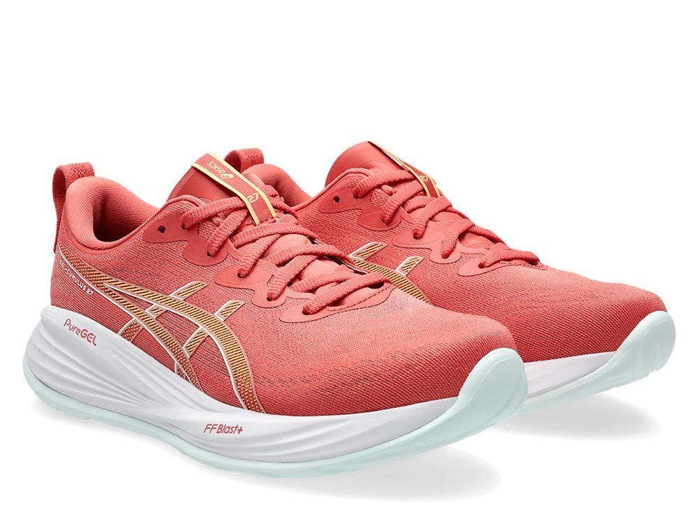 Кроссовки для бега женские Asics Gel-Cumulus 27 Коралловые