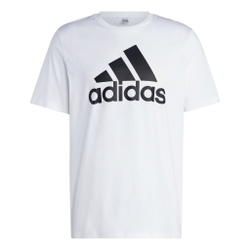 Мужское теннисное поло adidas Essentials Single Jersey Big Logo T-Shirt Men - White, Black