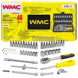 Набор инструментов 46пр. 1/4''(6гр.) (4-14мм) WMC TOOLS WMC-2462-5