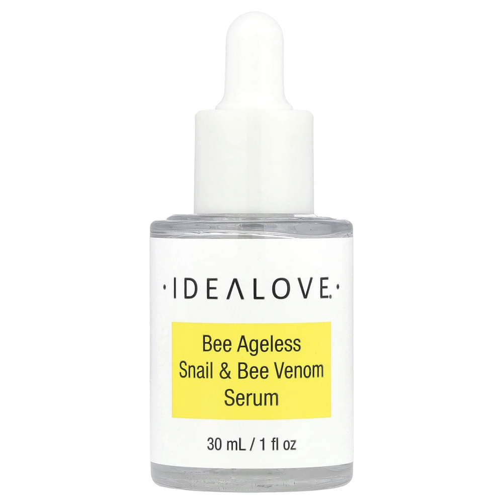 Idealove, Bee Ageless, сыворотка с улиткой и пчелиным ядом, 30 мл (1 жидк. унц.)