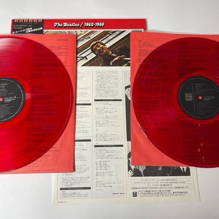 Винтажная виниловая пластинка LP The Beatles 1962 1966 (Japan 1982) (Red Vinyl) And I Love Her