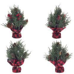 GAEM Изделие декоративное "Елка", L10 W10 H17 см, 4в.