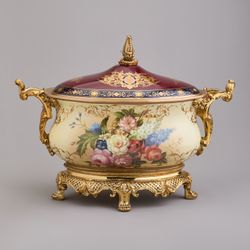 ВАЗА ДЛЯ СЕРВИРОВКИ СТОЛА С КРЫШКОЙ 41*20 СМ. ВЫСОТА=31 СМ