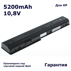 Аккумулятор iBatt 5200mAh для ноутбука HP HSTNN-DB75, HSTNN-IB75 (10,8V)