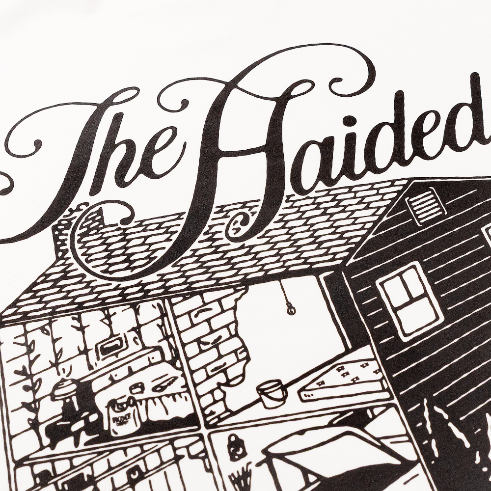 Футболка HAIDED TRUE CRIME Ecru