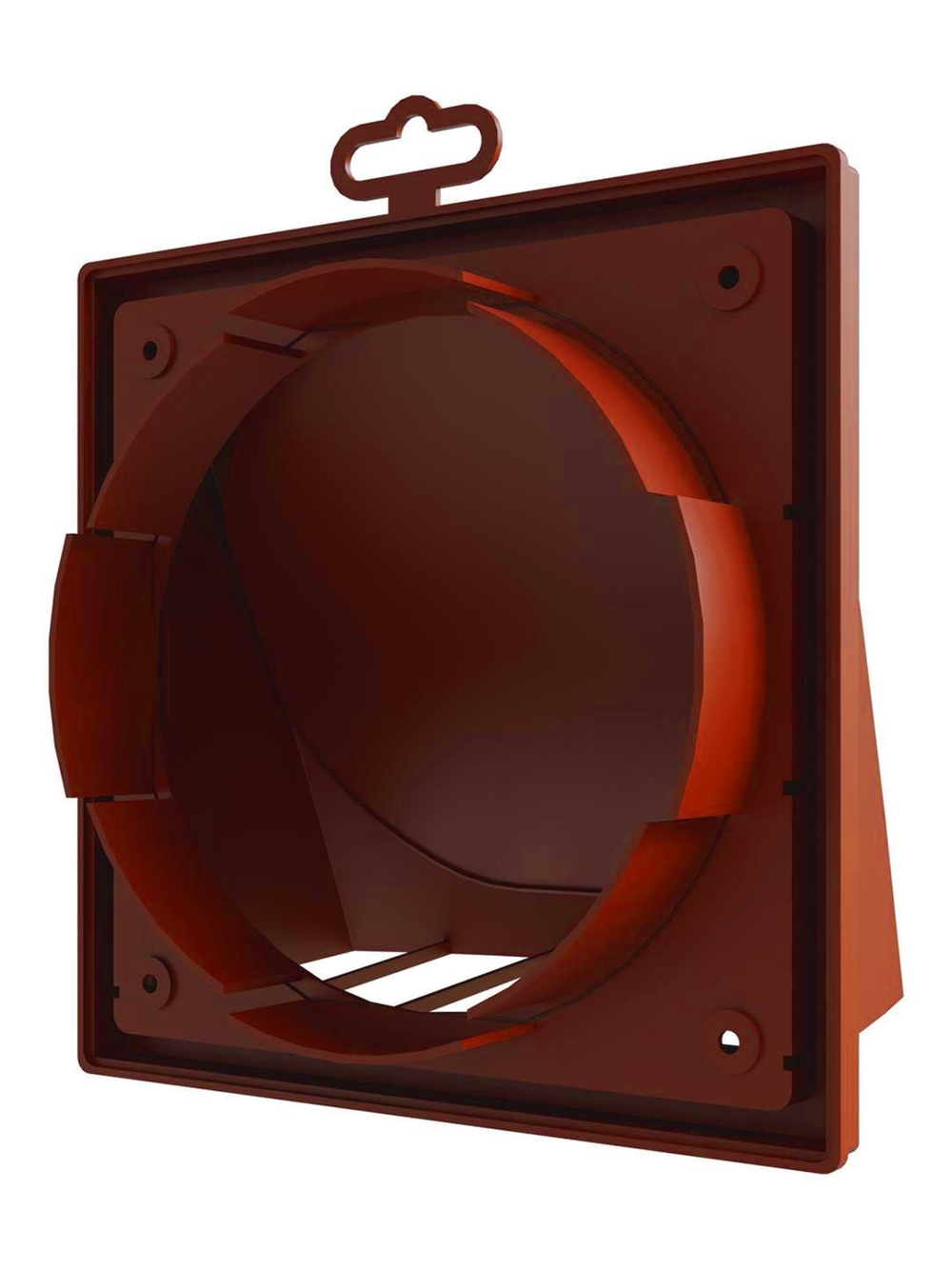 Выход стенной КФВ фланец D150/160 обр.клапан 190х190 ASA Terracotta ERA