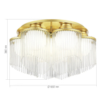 SL1511.202.07 Люстра потолочная ST-Luce Золотистый/Белый E27 7*60W ALLEGRO