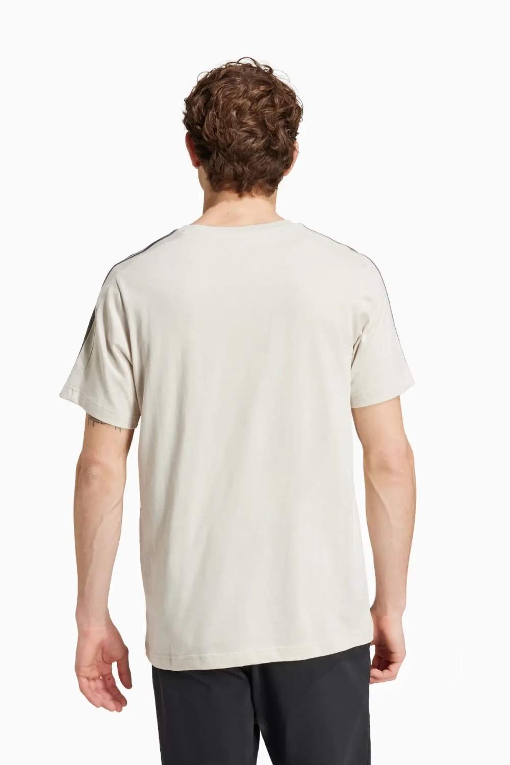Футболка adidas Essentials Single 3S Tee - бежевый