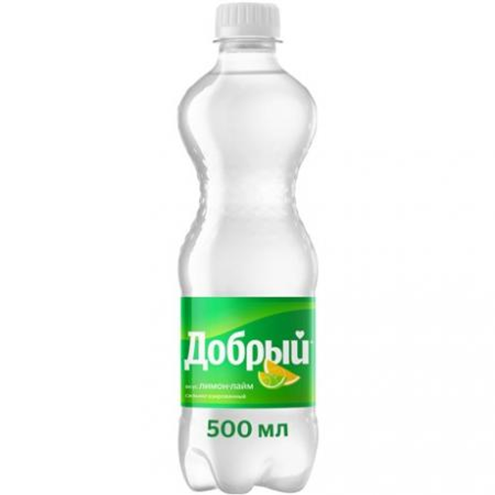 Добрый Газ.Вода 0,5/24 ЛИМОН-ЛАЙМ ПЭТ