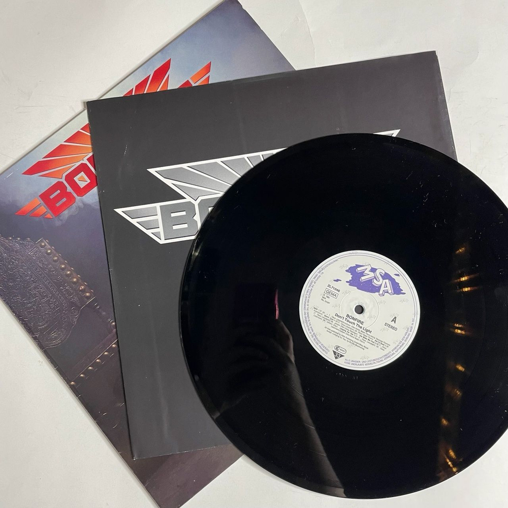 Винтажная виниловая пластинка LP Bonfire Dont Touch The Light (Germany 1986)