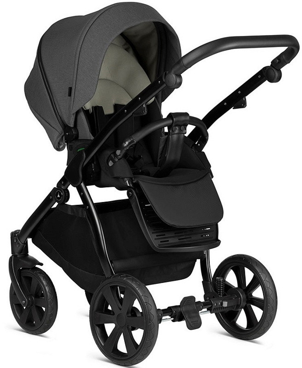 Детская коляска Noordi Luno All Trails 3 в 1 с автокреслом Terra Edusky Black 1012610 Ocean Wave
