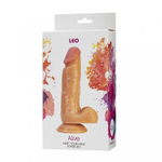 Реалистичный фаллоимитатор Leo от Alive (17*3.8 см.)
