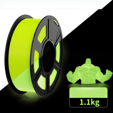 Пластик JAYO - PETG\1.75\1.1кг - Светящийся желтый