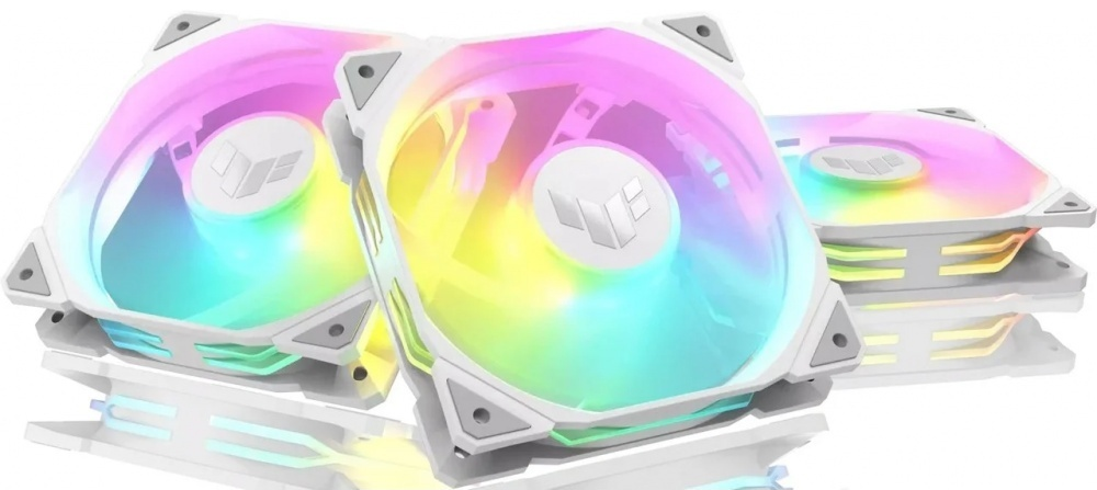 Кулер ASUS TR120 FAN ARGB REVERSE WHITE 3IN1 белый