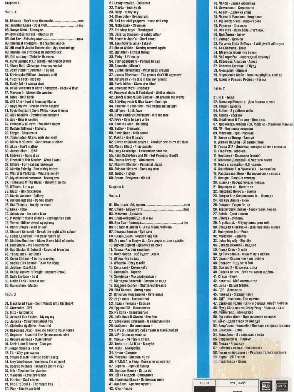 Самые сливки видеоэфира 50 на 50 (КЛИПЫ на DVD)