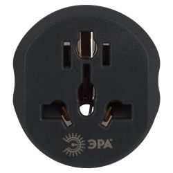 Разветвитель электрический ЭРА SP-1e-UVL универсальный на 1 розетку 16А белый