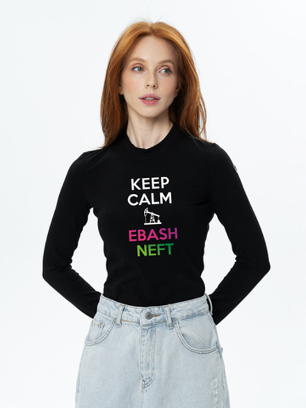 Лонгслив женский «Делай нефть»