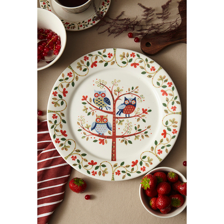 Тарелка 28см Owl Liberty Jones Birds of Paradise
