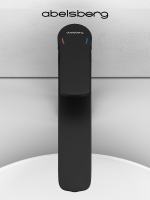 Смеситель для раковины Abelsberg Lineara UNF23509MB высокий, вулканический черный