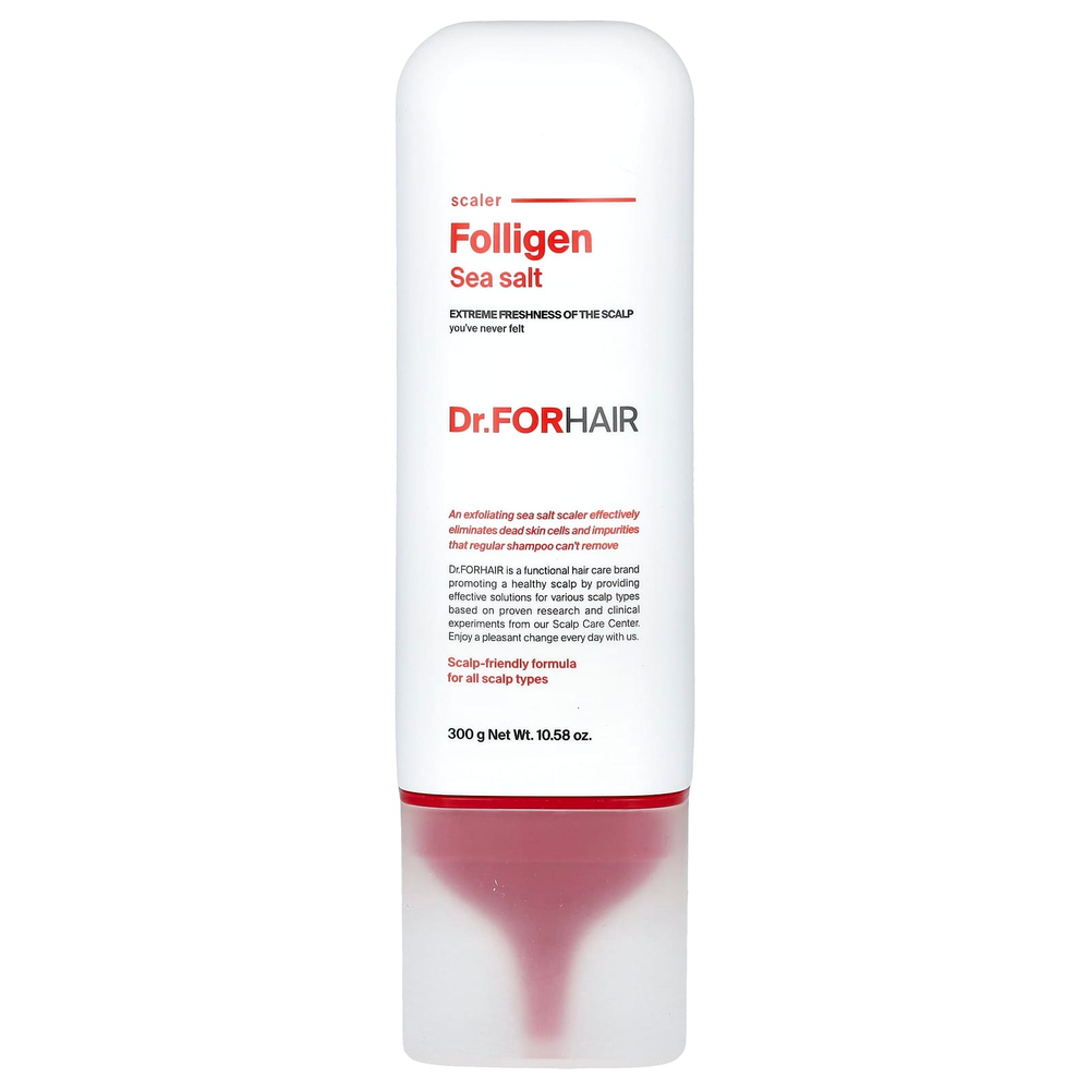 Dr.ForHair, Folligen, Средство для удаления соли с морской солью, 10,58 унций (300 г)