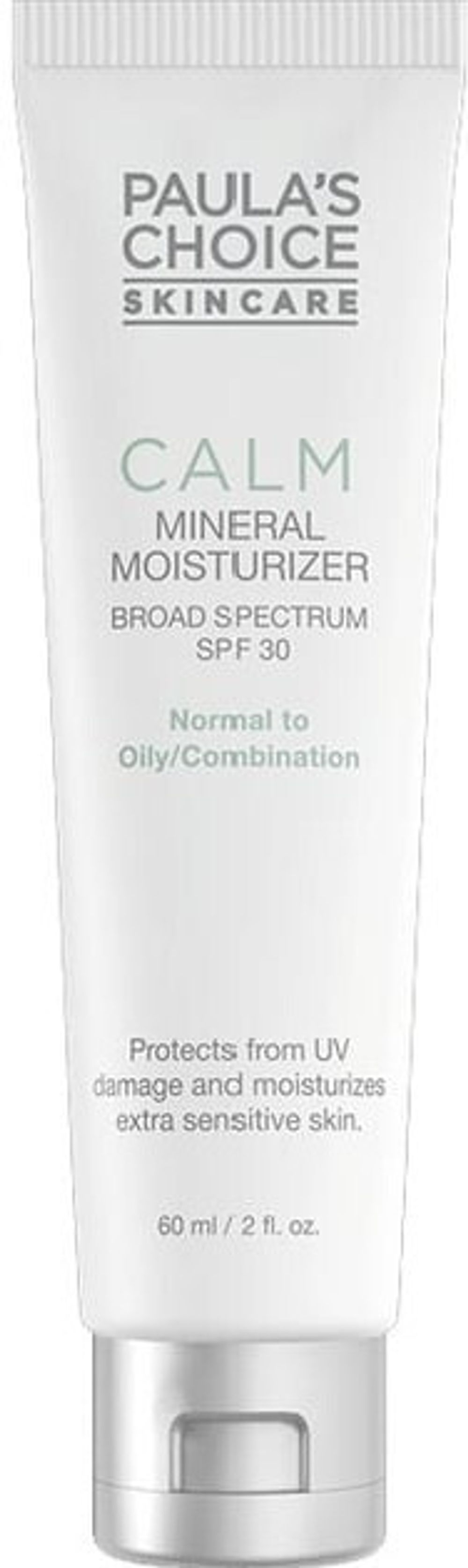 Крем солнцезащитный Paula's Choice Calm Mineral Moisturizer SPF30 для чувствительной кожи (нормальной, жирной, комбинированной) 60 мл