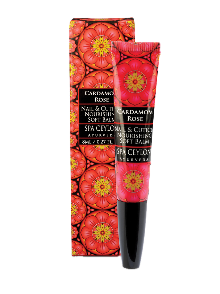 Смягчающий бальзам для ногтей и кутикулы "РОЗА И КАРДАМОН" (8мл)