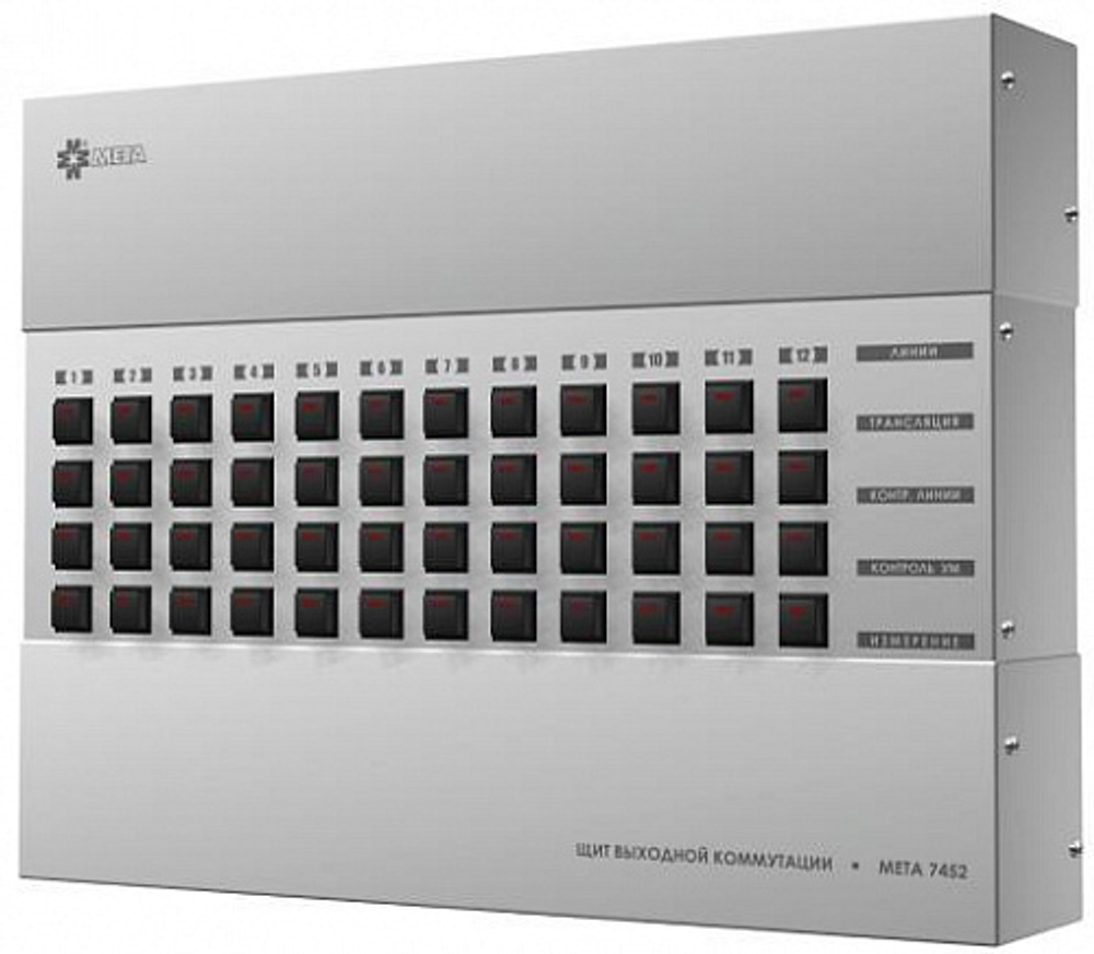 МЕТА 7463 Щит входных линий (12 разъёмов XLR)