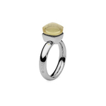 Кольцо Qudo Firenze Powder Yellow 16.5 мм 611891 BR/S