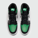 Кроссовки Air Jordan 1 High Green Black / White