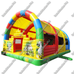 Коммерческий надувной батут "Радуга 2" 12*6*6 м