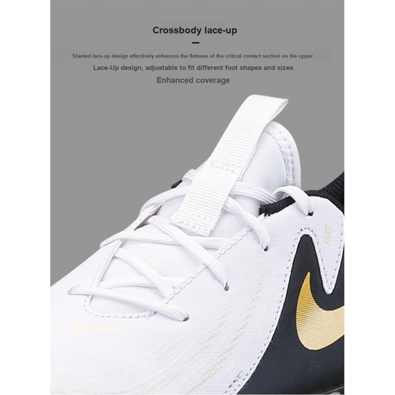 NIKE Jr. Phantom GX 2 Academy Детские футбольные бутсы Низкие Белый Черный Унисекс