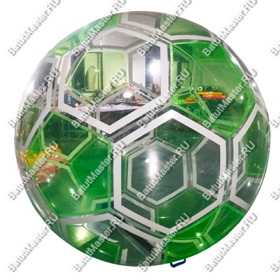Аттракцион Водный шар ПВХ «Футбольный мяч Зеленый», 2*2*2 м