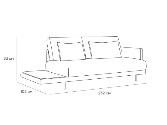 Кушетка Ricadi 787110