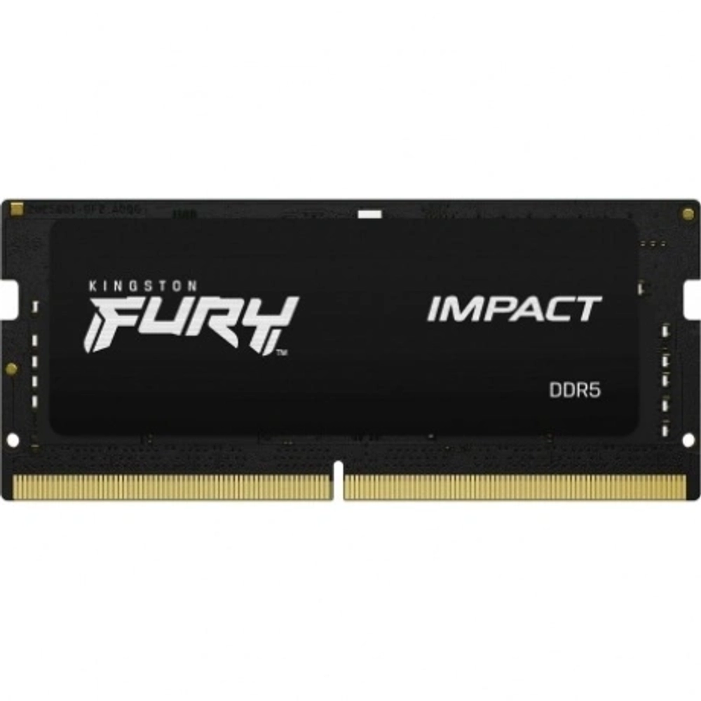 Оперативная память Kingston FURY Impact, CL40 (Kit of 2) SO-DIMM DDR 5 DIMM 32Gb PC44800, 5600Mhz (KF556S40IBK2-32)