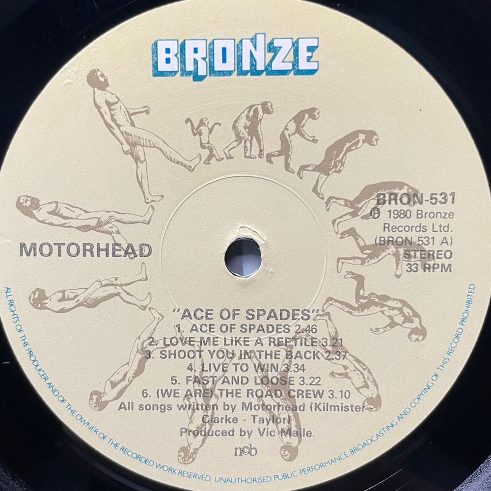Motörhead ‎– Ace Of Spades (Швеция 1980г.)