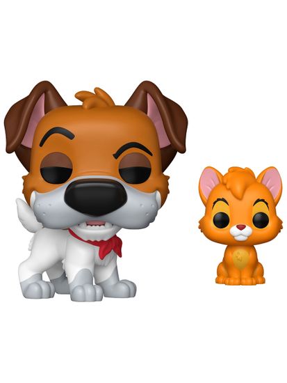 Фигурка Funko POP! Disney Oliver and Company Dodger with Oliver (1705) 90329 / Фигурка Фанко ПОП! по мотивам мультфильма "Оливер и компания", Доджер и Оливер