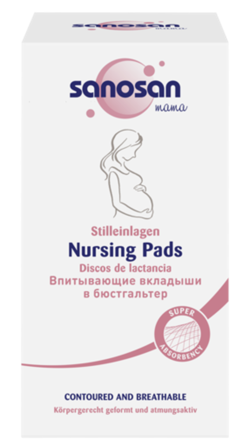 Впитывающие вкладыши в бюстгальтер Sanosan mama 30 шт