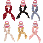 Резинка для волос 1шт «Collection KiKil», принт золотой горошек, микс 6 цветов, d-8.5см