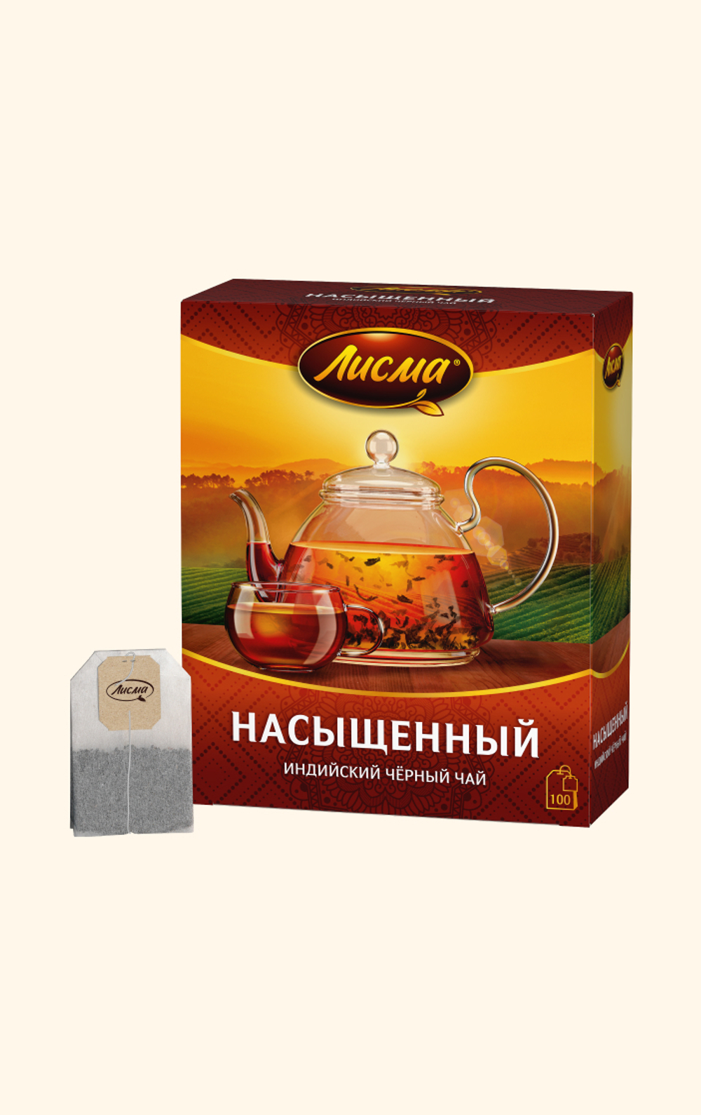 Лисма Насыщенный Чай, 100×1,9 г