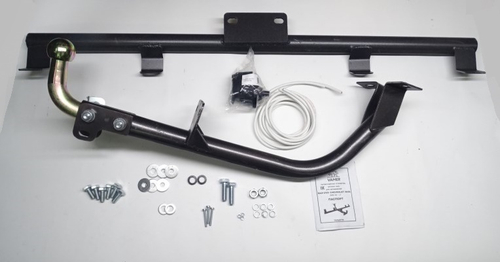 Фаркоп /2123 Шеви, Lada Niva Travel/ съемный шар, разборный (Bertone) (с электрикой) (VAMER)