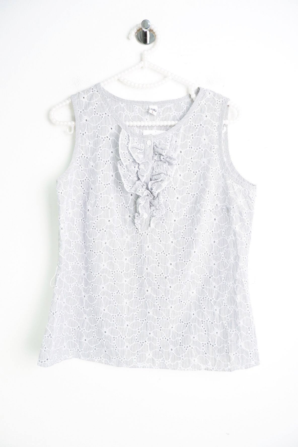 Топ Zolla хлопковая, маркировка L, визуально на 48 размер