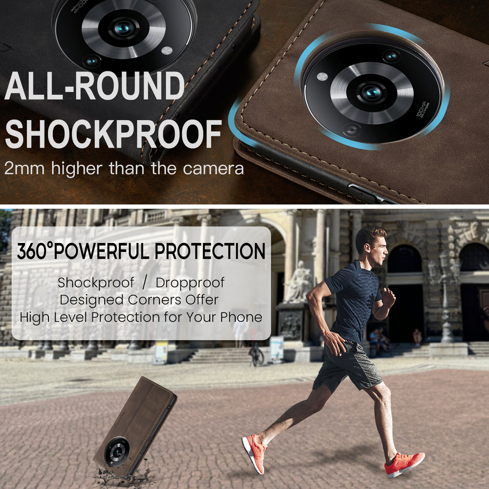 Чехол-книжка CaseMe Matte Realme 11 Pro+