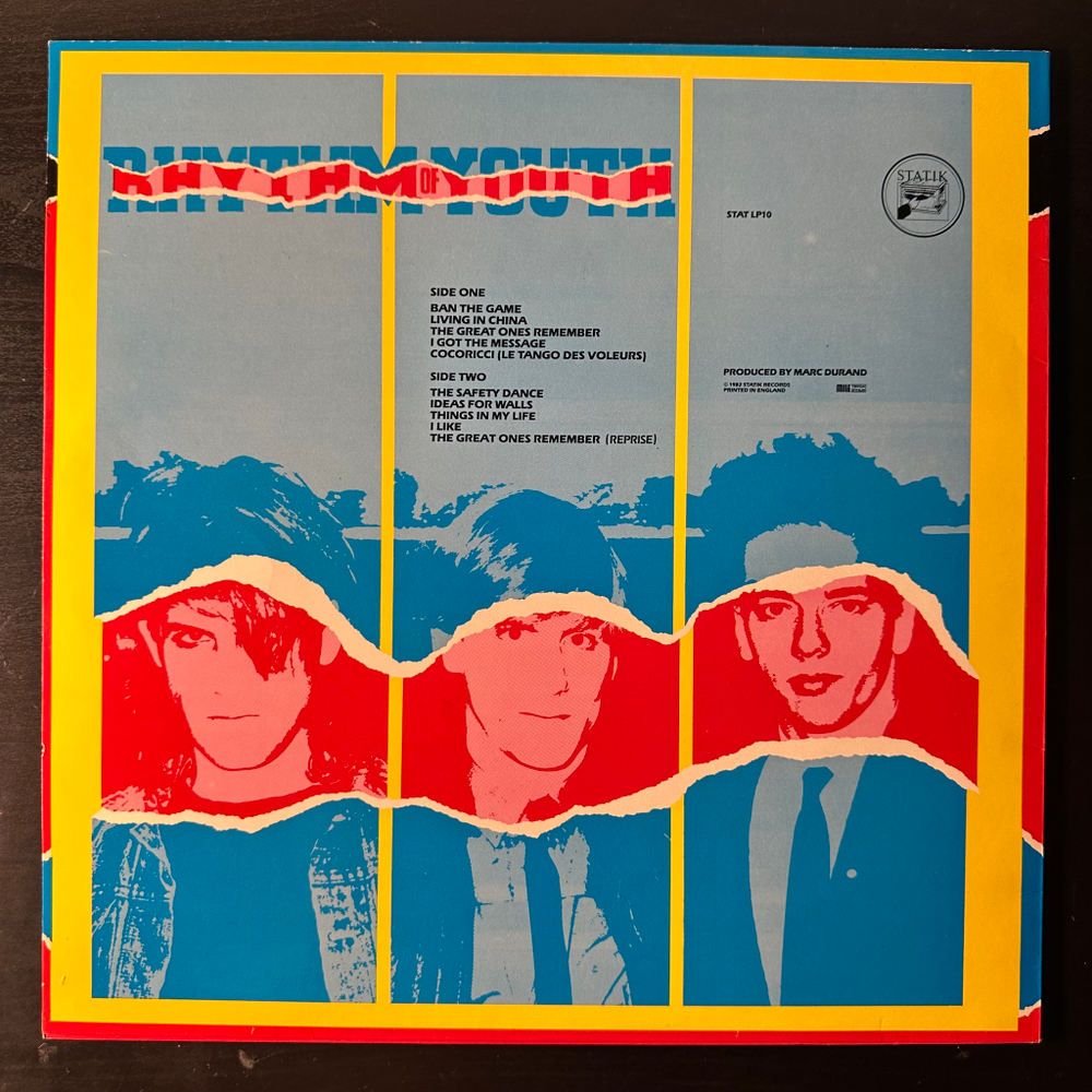 Men Without Hats – Rhythm Of Youth (Скандинавия 1982г.)